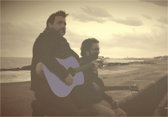 The Blue Orchids acoustic duo in Clacton on Sea